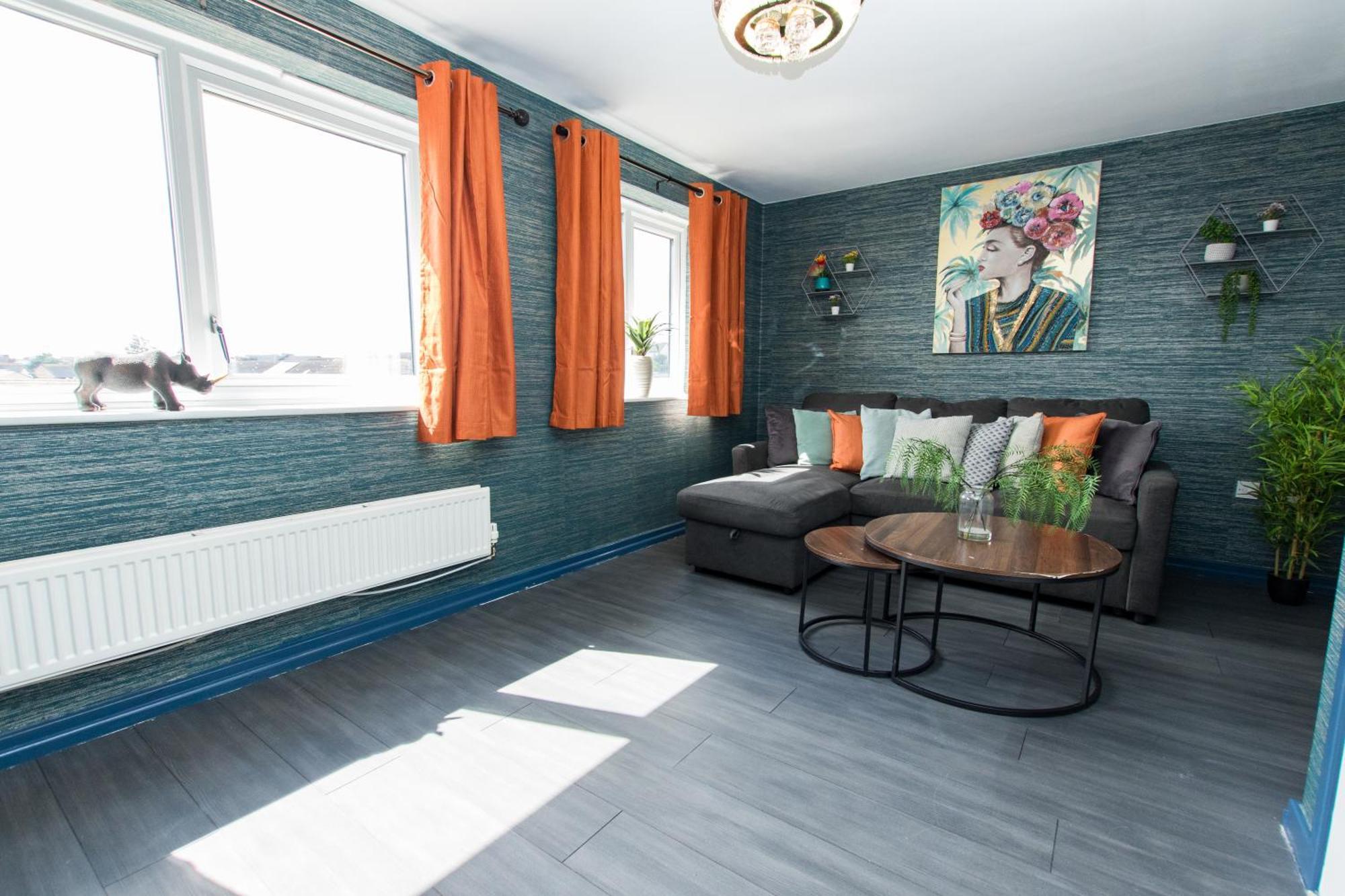 Free Parking 3 Bedroom House In Nottingham Esterno foto